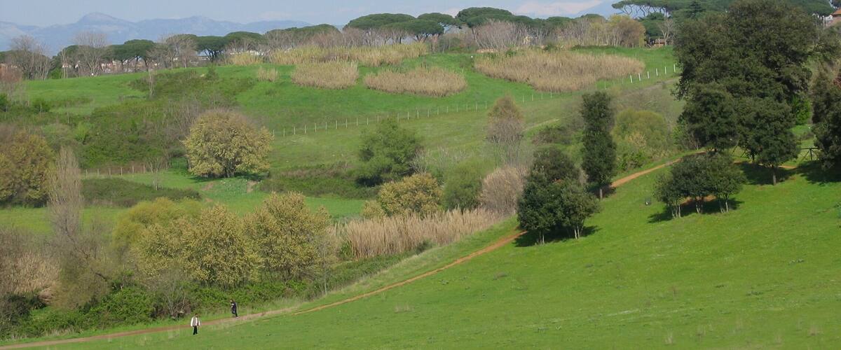 Parco della Caffarella a Roma in Italia.