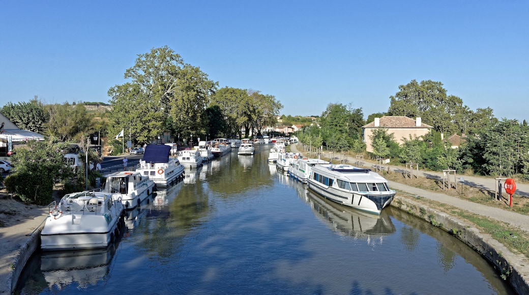 Canal du Midi, Capestang, Hérault, Ocitanie , France
