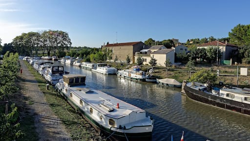 Canal du Midi, Capestang, Hérault, Ocitanie , France