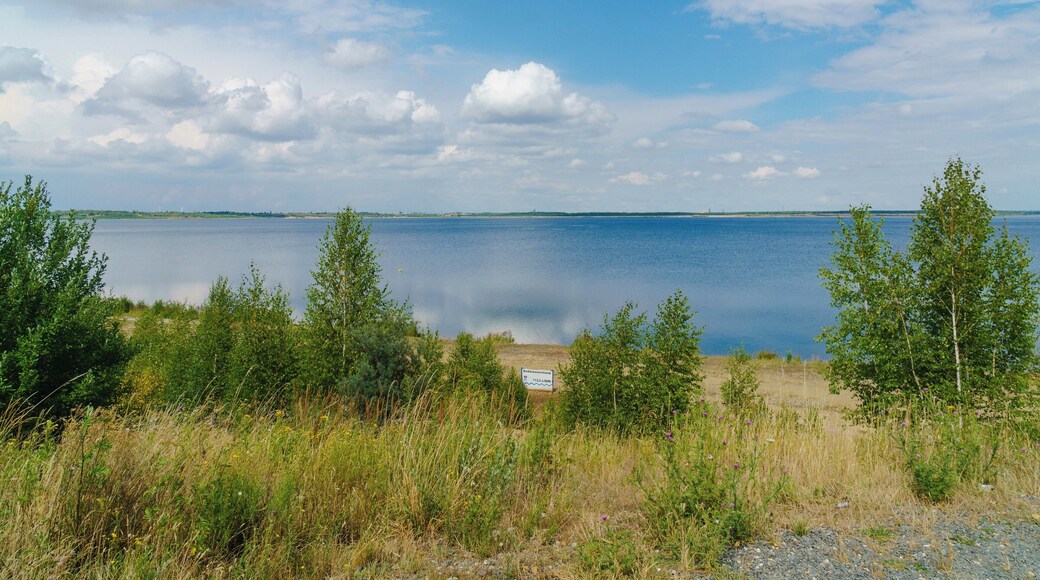 Blick vom Seeblick Zitzschen auf den Zwenkauer See