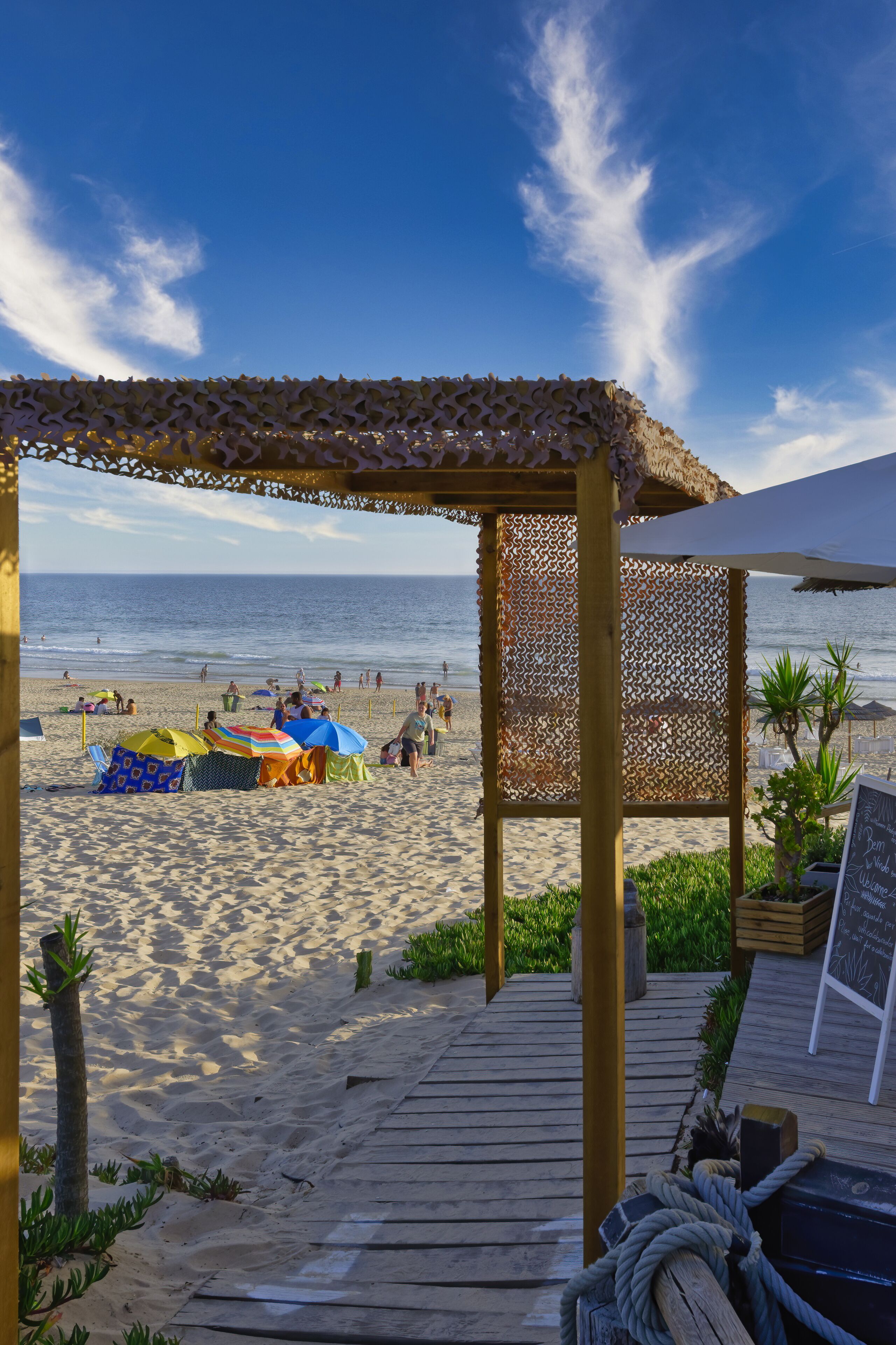 Fonte da Telha beach, Costa de Caparica, Setubal Peninsula, Portugal