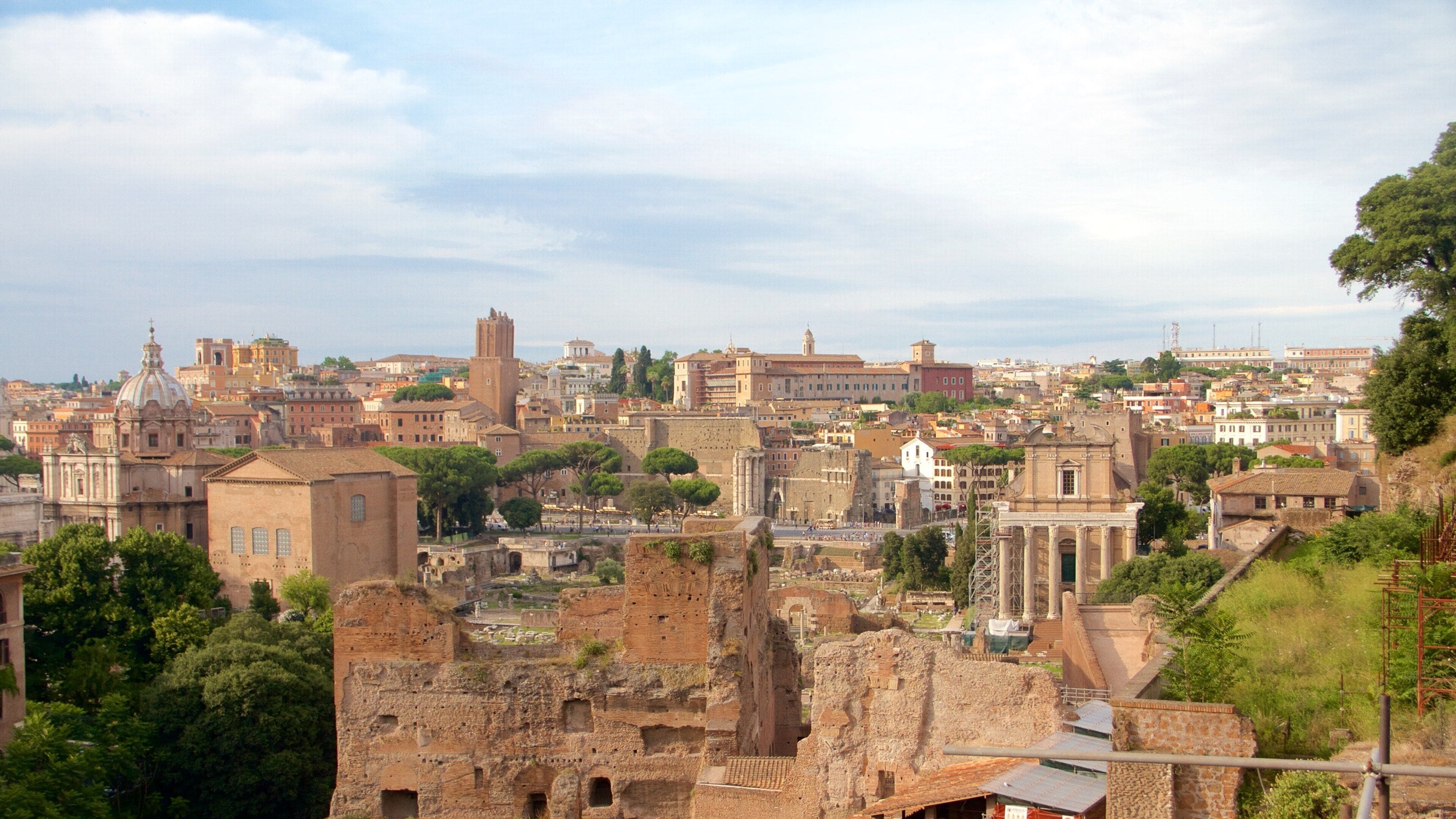 Palatine Hill showing a city