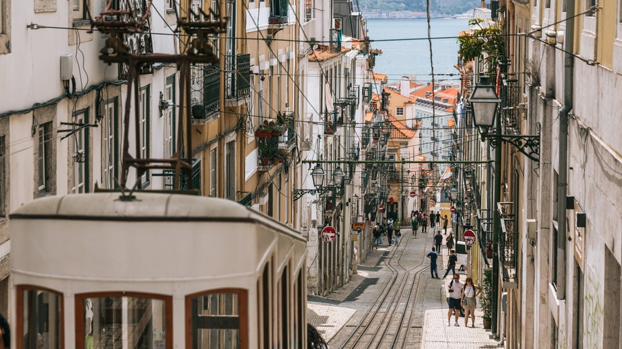 Santos showing a city