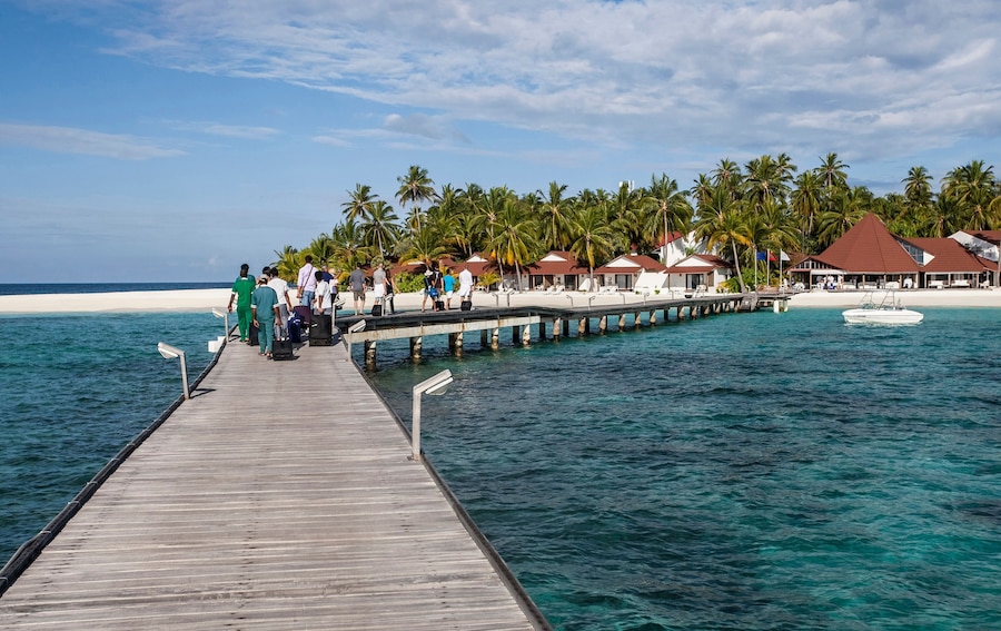 beach in the Maldives