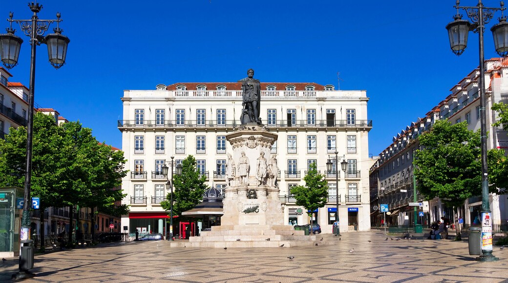 The monument of the greatest national portugues poet Luis de Camoes, Lisbon, Portugal