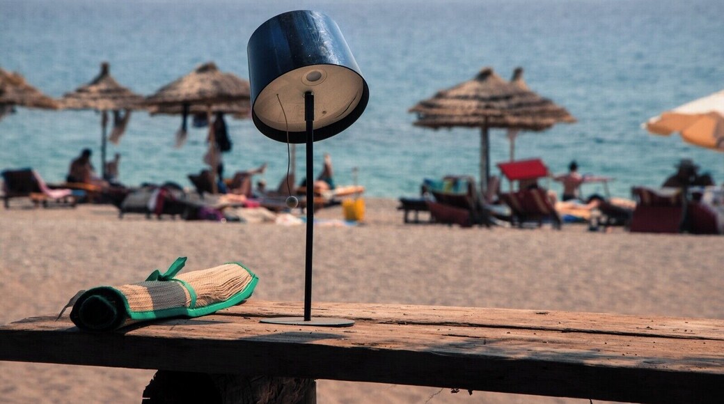 Located in the Albanian Riviera, Gjipe Beach is said to be the most beautiful beach of the country. Drive with care as this is a terrifying steep road (up to 9%) with dangerous drop offs. It's best not to look down. One mishap and you plunge off the cliff and into the sea. It's one of the most scenic coastal drives in the world.