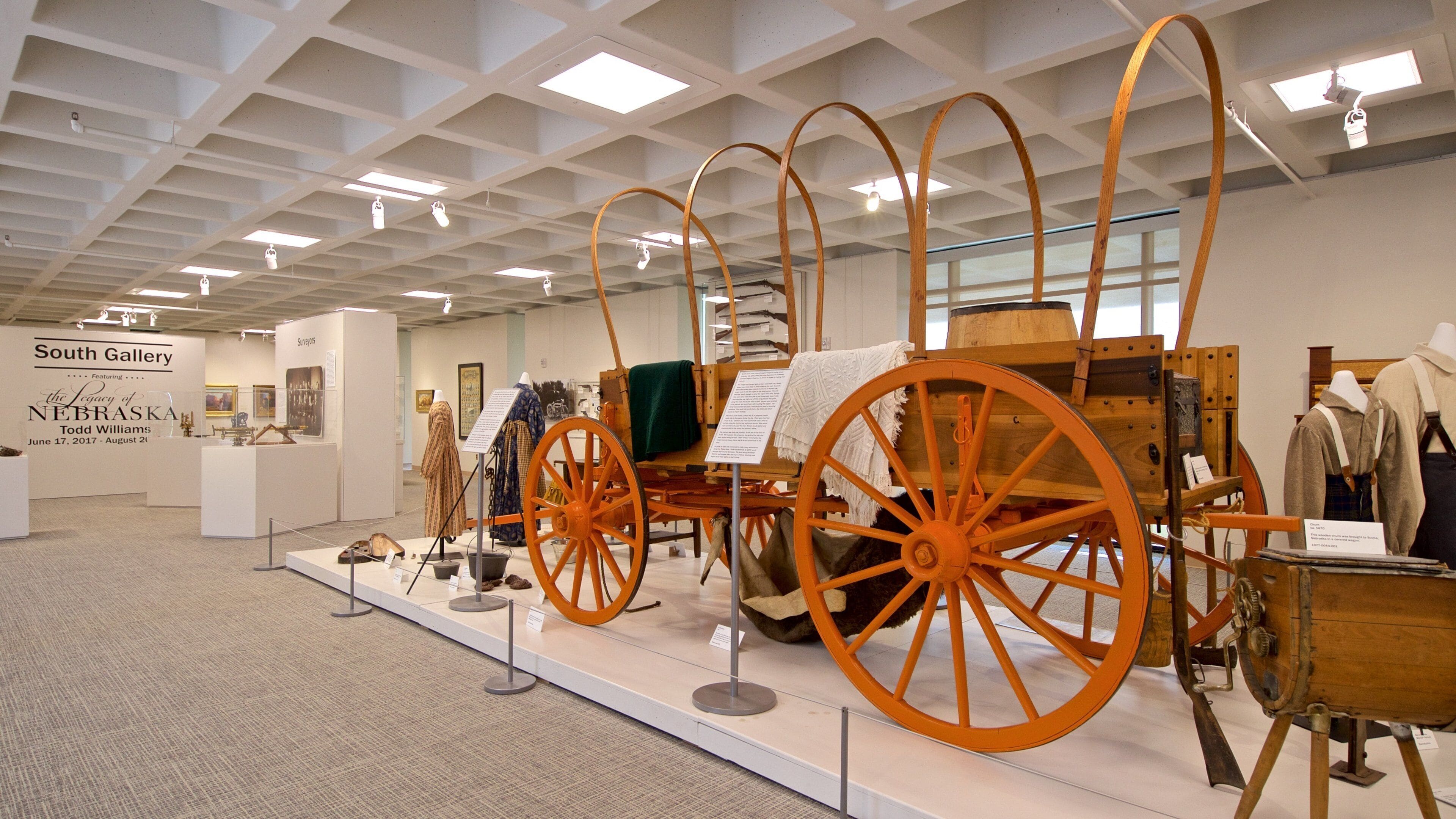 스터르 뮤지엄 오브 더 프레리 파이오니어 을 특징 문화유산 요소 과 실내 전경