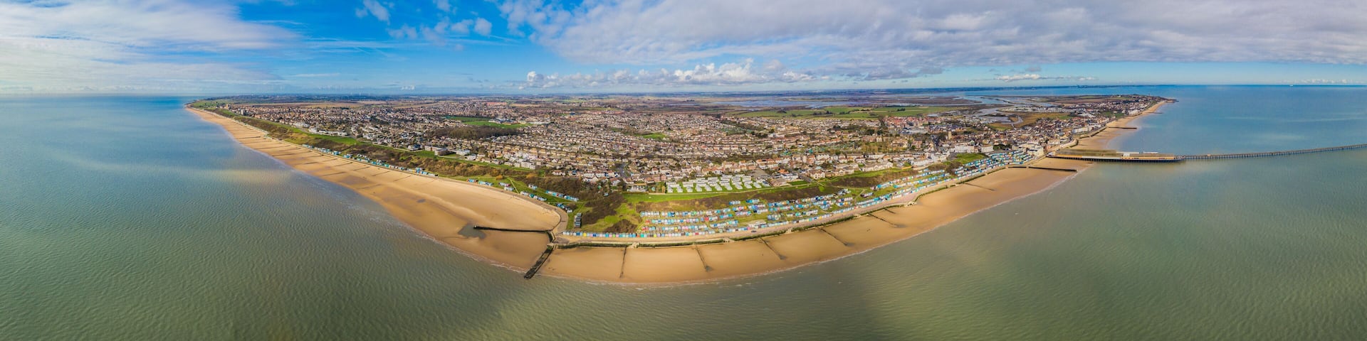 Frinton and Walton From the Air