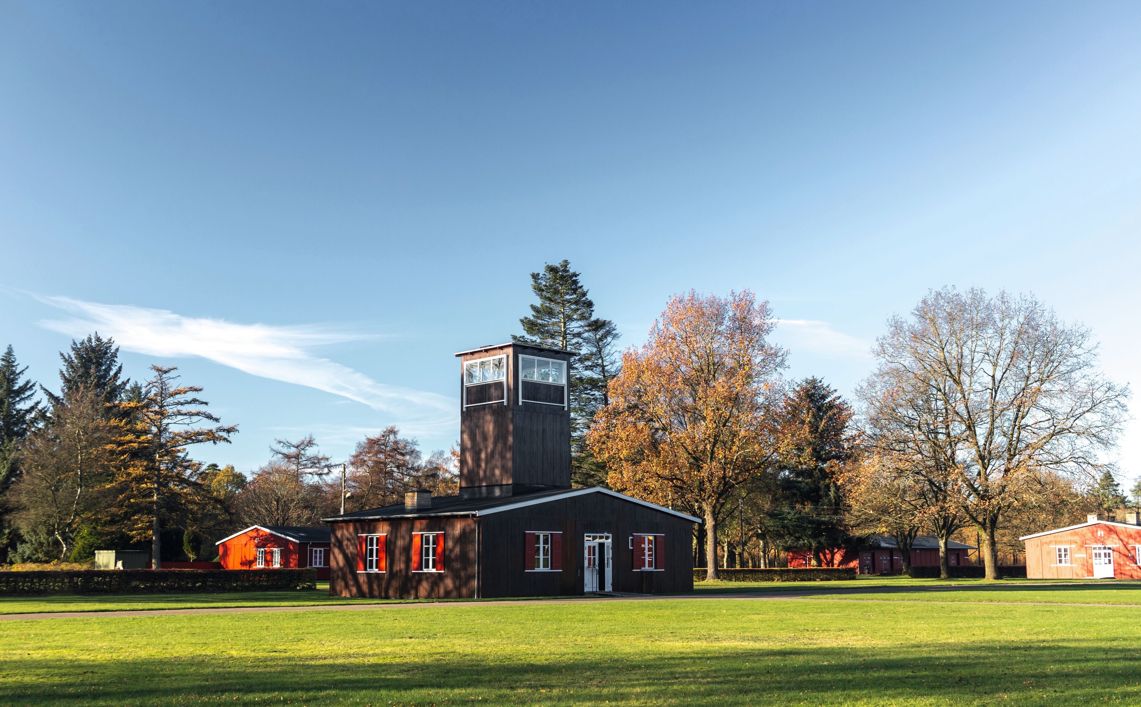Autumn at Frøslev camp (Frøslevlejren), Padborg, Denmark 