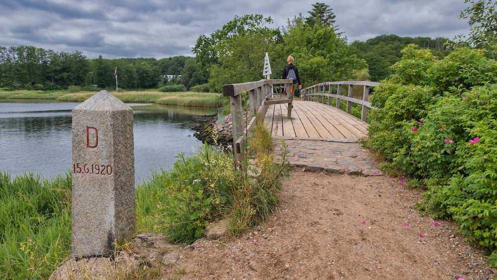 Danish German border at Skomagerhus