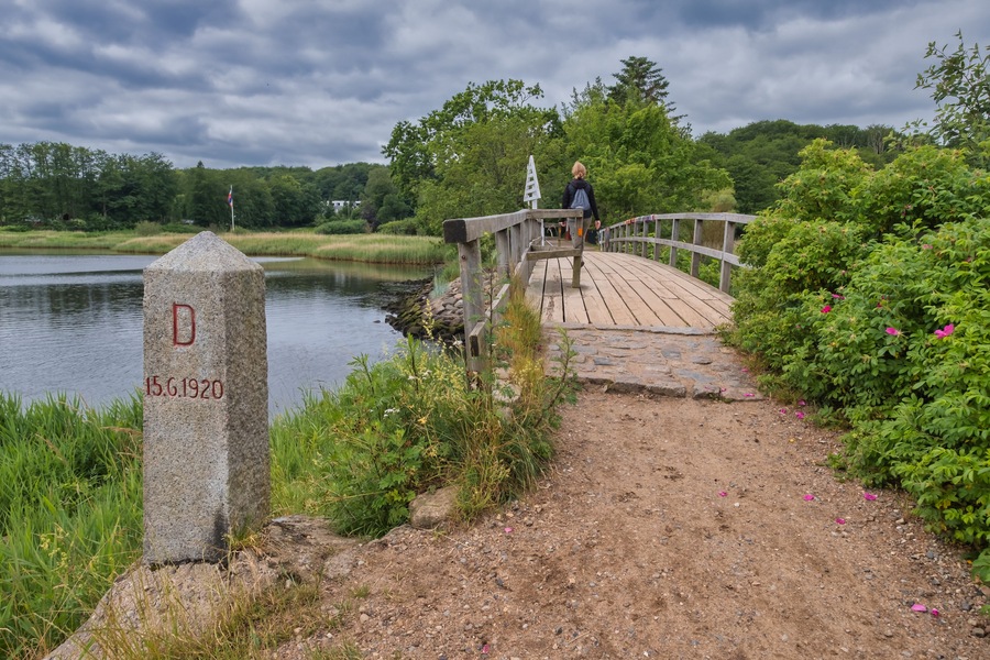 Danish German border at Skomagerhus