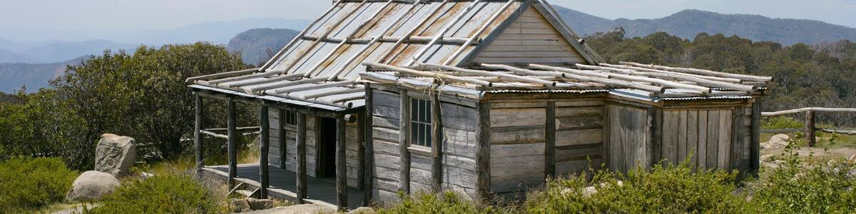 Mt. Buller Ski Slopes showing a house and tranquil scenes