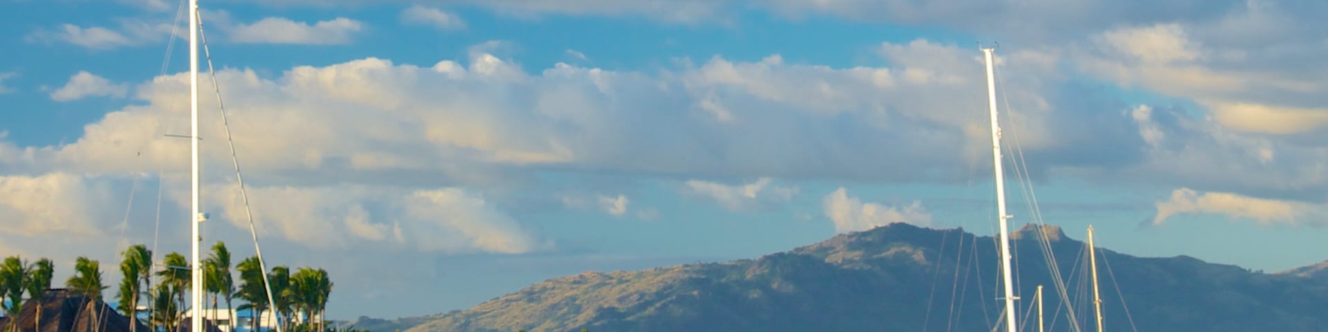 Port Denarau which includes general coastal views, boating and sailing