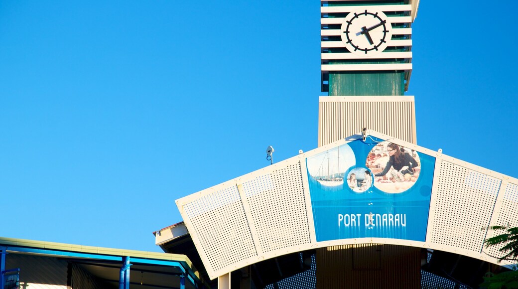 Denarau Island which includes signage