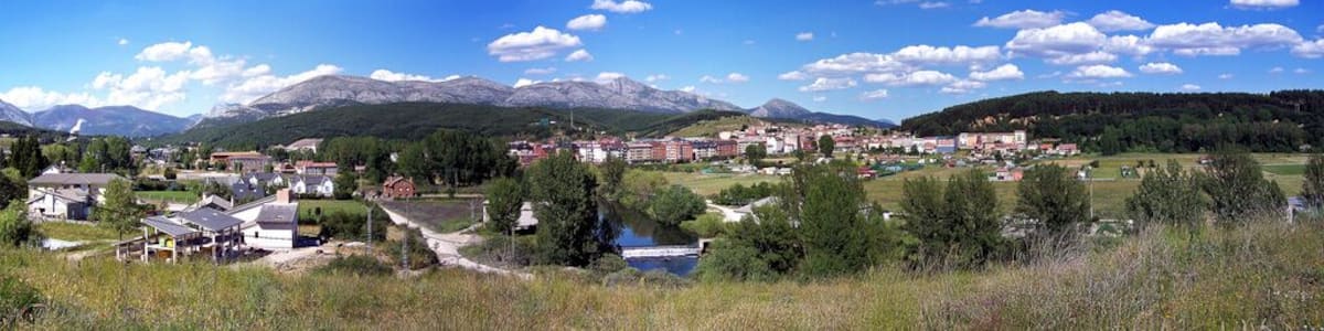 Panorama de Guardo desde Explosivos, julio 2007