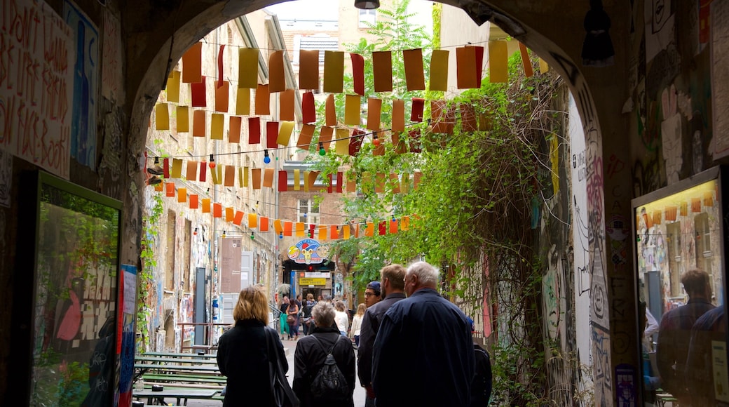 Friedrichstrasse showing street scenes