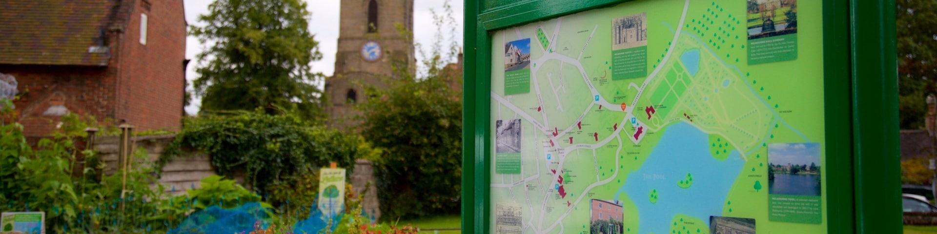 Melbourne featuring a small town or village and signage