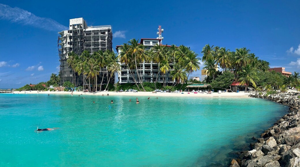 Maafushi Island Panorama of Bikini Beach - Maldives