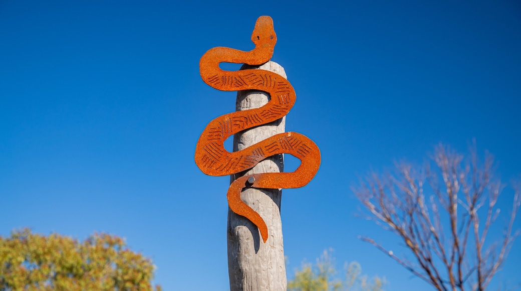 Bushmans Hill Reserve featuring outdoor art