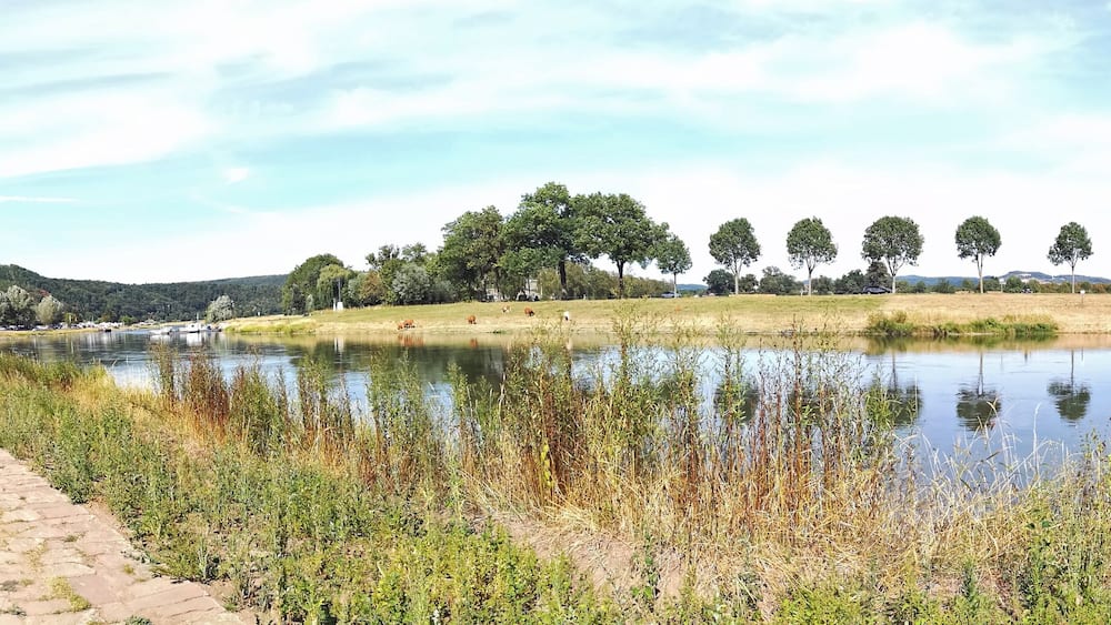 Unterwegs an der Weser zwischen Polle und Bodenwerder
