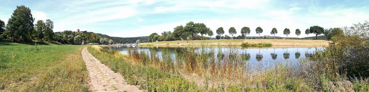 Unterwegs an der Weser zwischen Polle und Bodenwerder