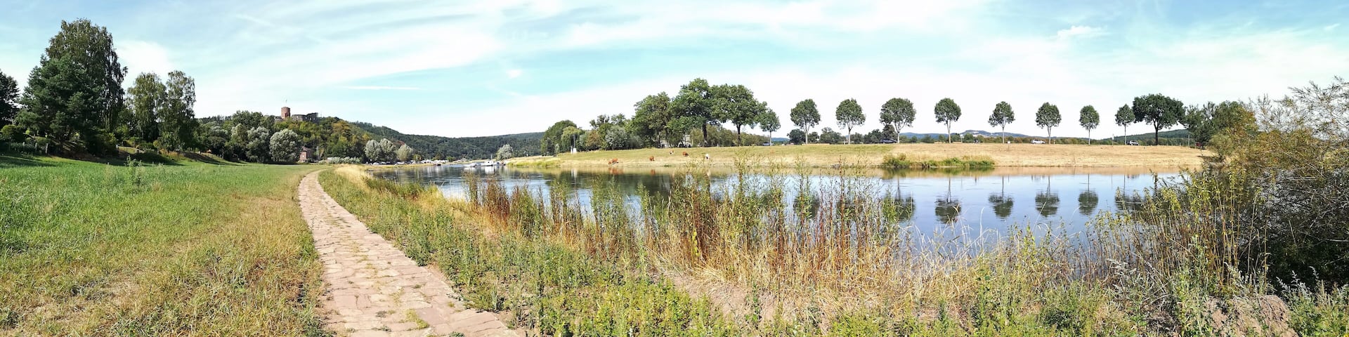 Unterwegs an der Weser zwischen Polle und Bodenwerder