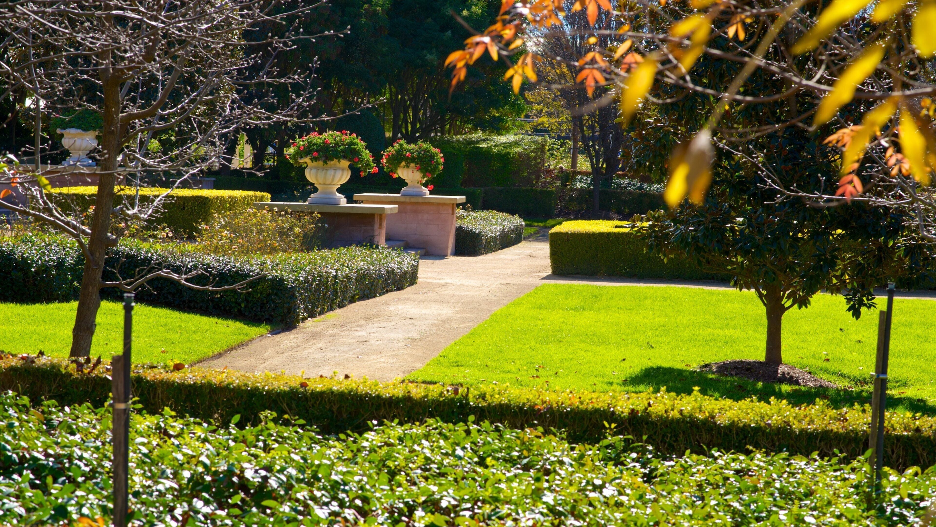 Hunter Valley hage fasiliteter samt park