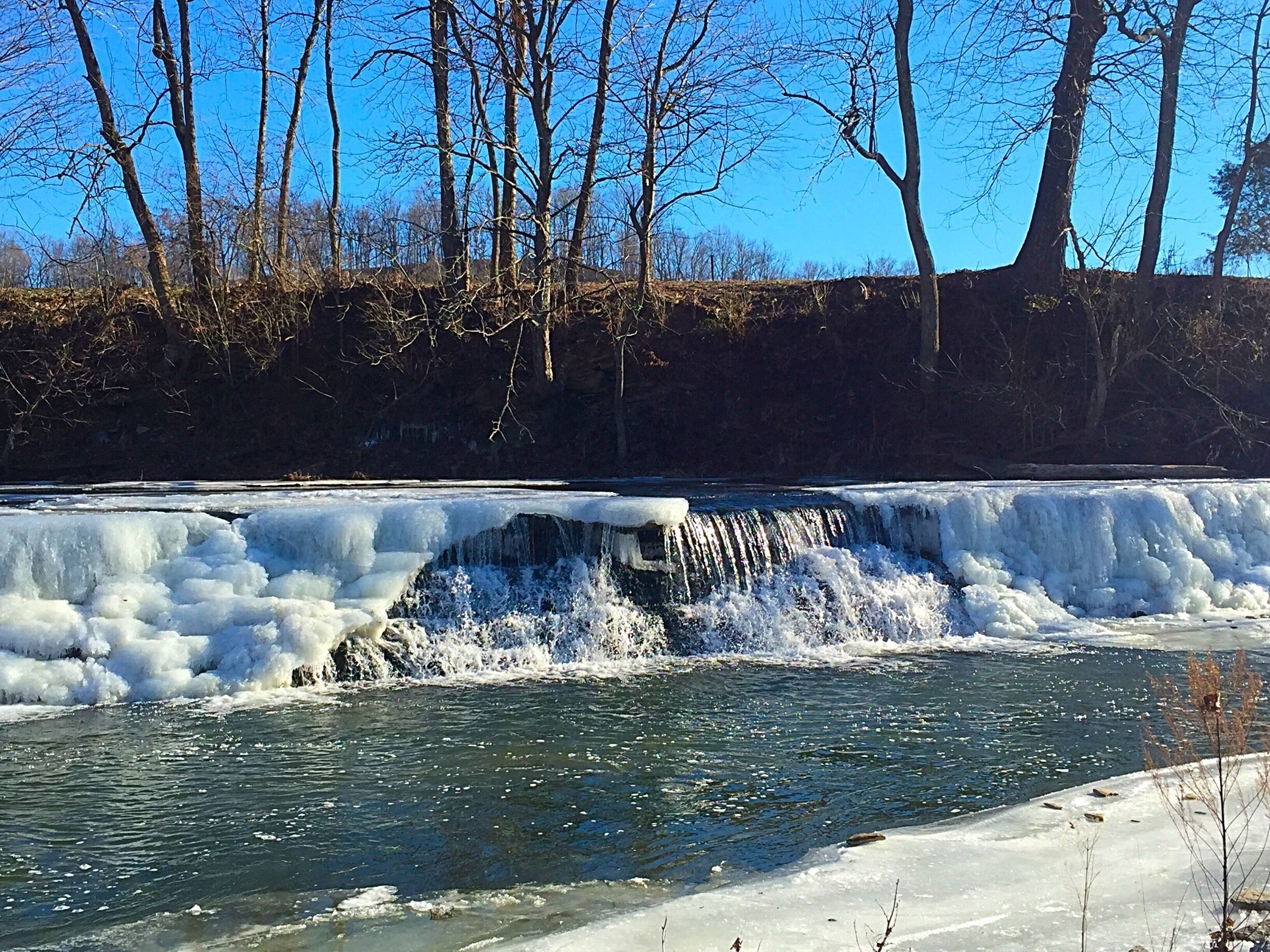 Beautiful creek #snow
