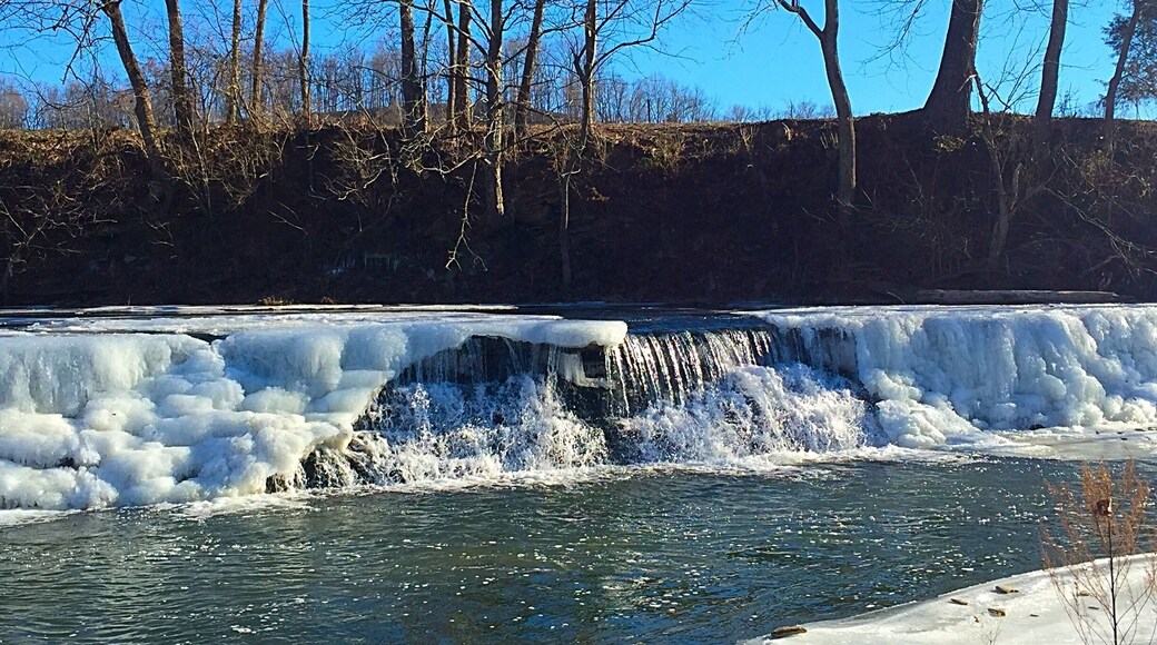 Beautiful creek #snow