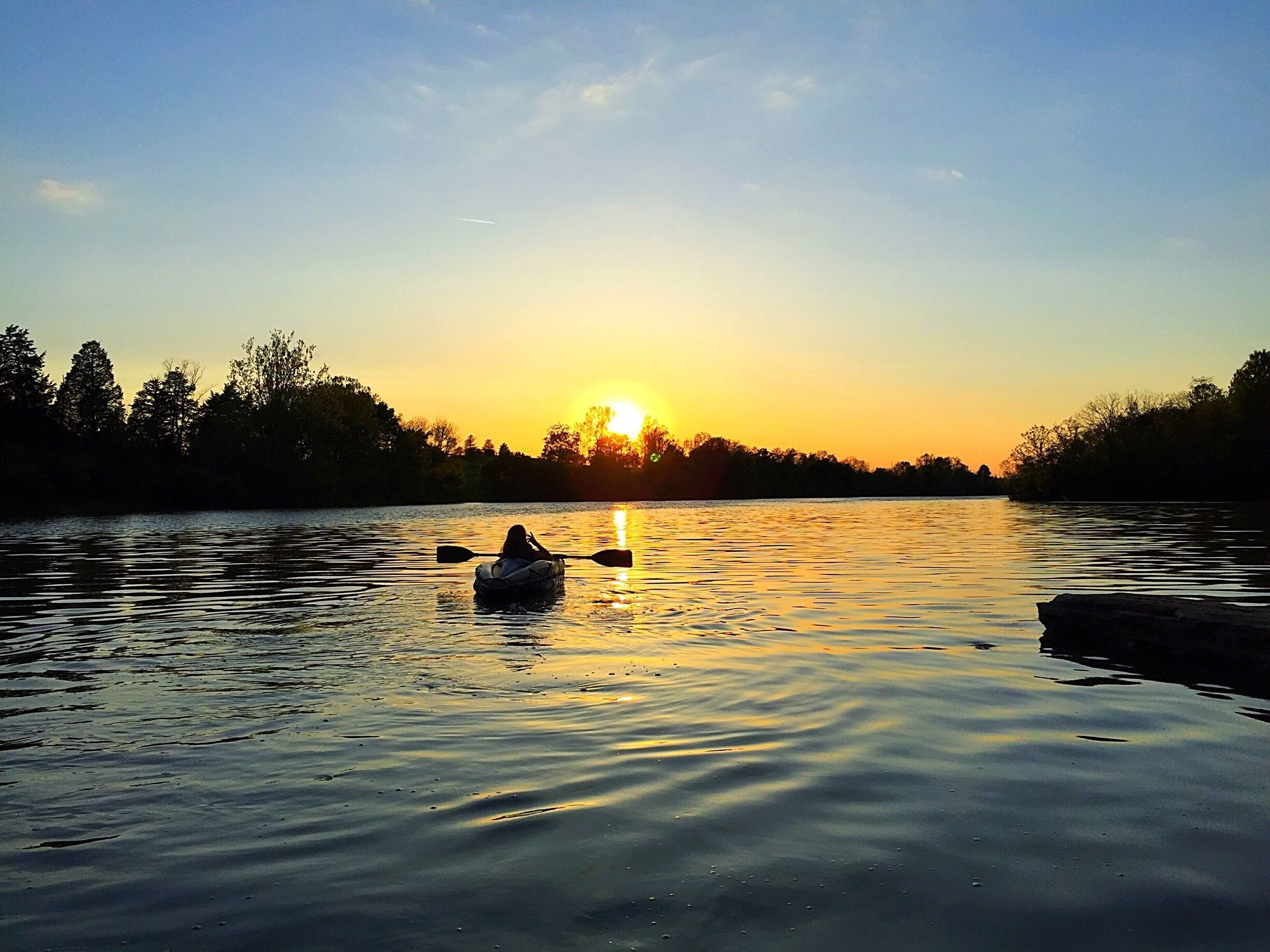 Got to see and amazing sunset 