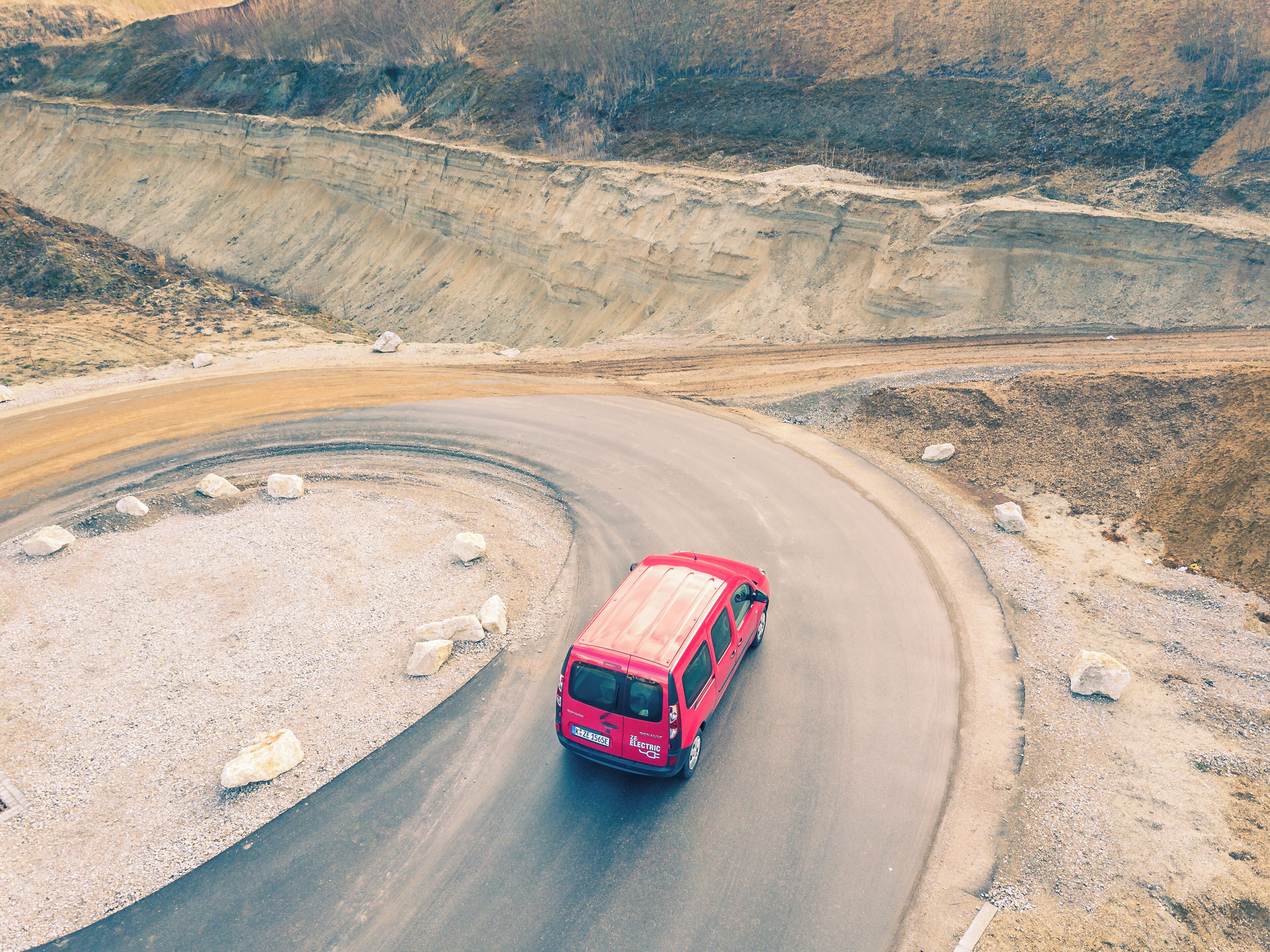 Foto-Shooting vom Renault Kangoo ZE (33 kWh) für CLEANELECTRIC.