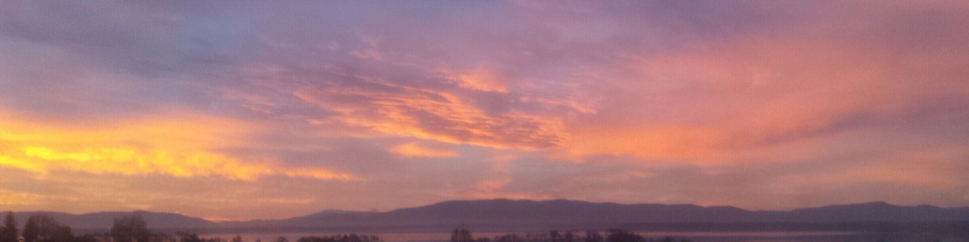 View on Beskid mountain range, autumn morning