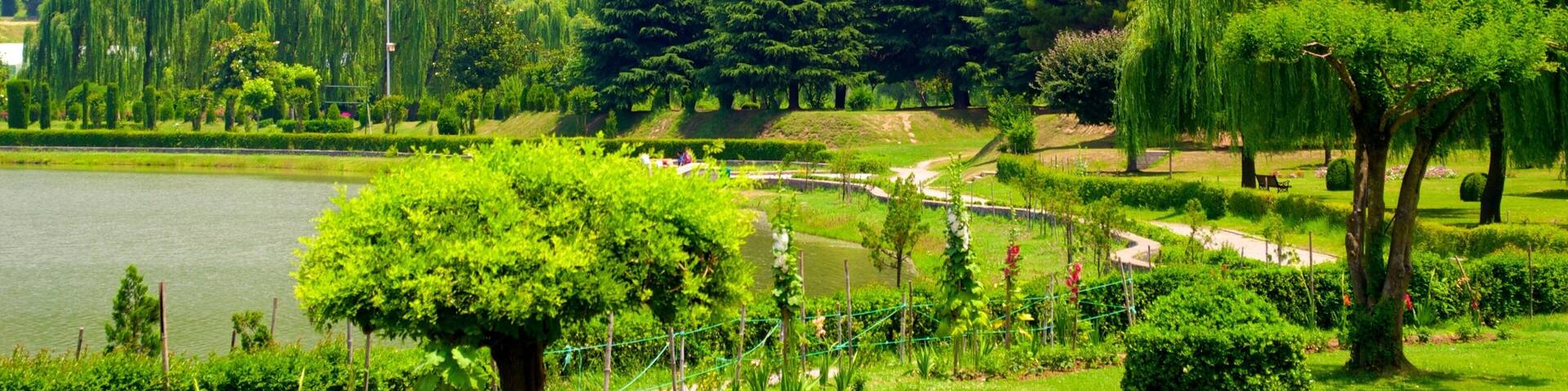 Botanical Garden which includes a garden and a lake or waterhole