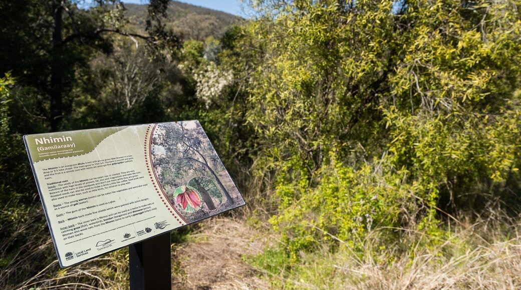 Botanical Gardens featuring signage and forests