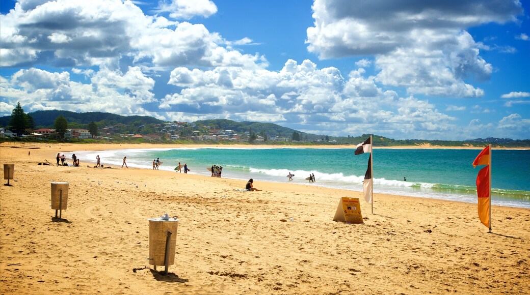 Terrigal featuring a bay or harbor and a beach