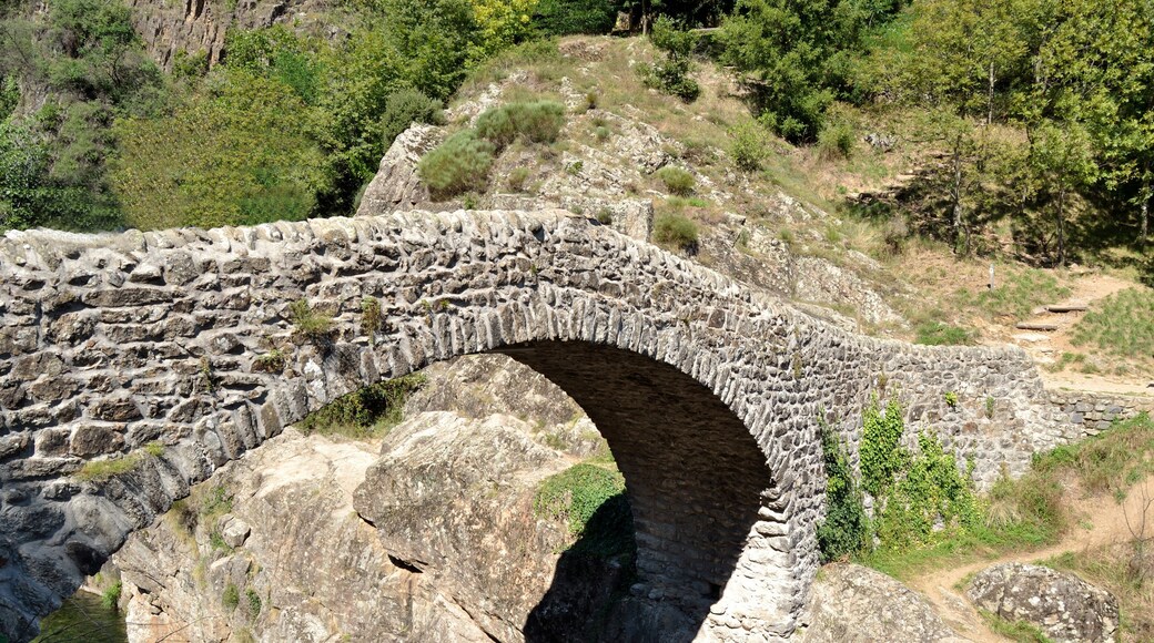 Site du pont du Diable en Ardèche