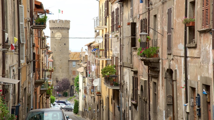 Bagnaia featuring heritage architecture
