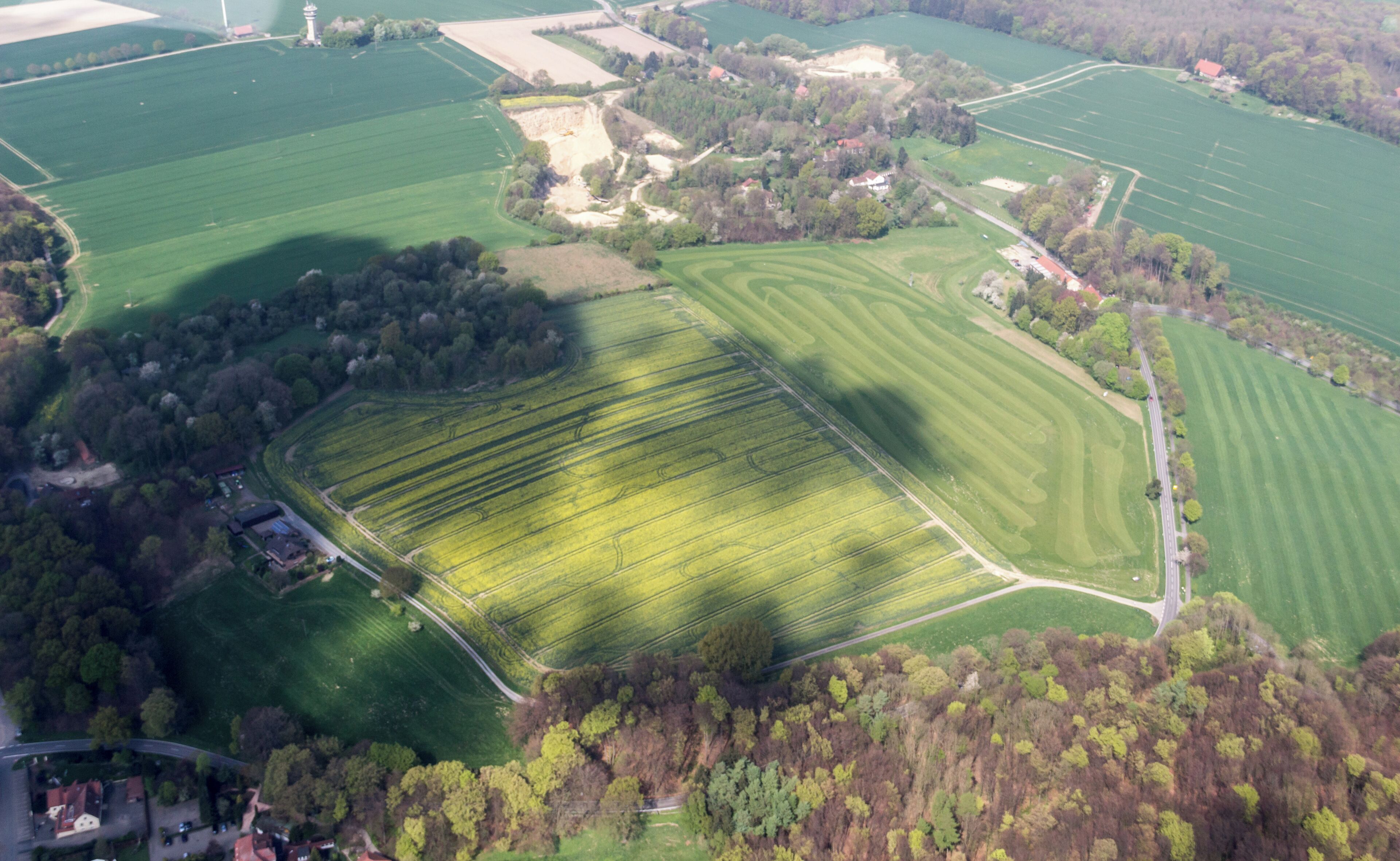 Note: The photo was taken from an airplane and was photographed through glass.