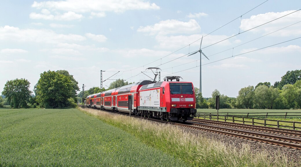 DBAG 146 009 mit RE2 bei Nottuln-AppelhĂŒsen