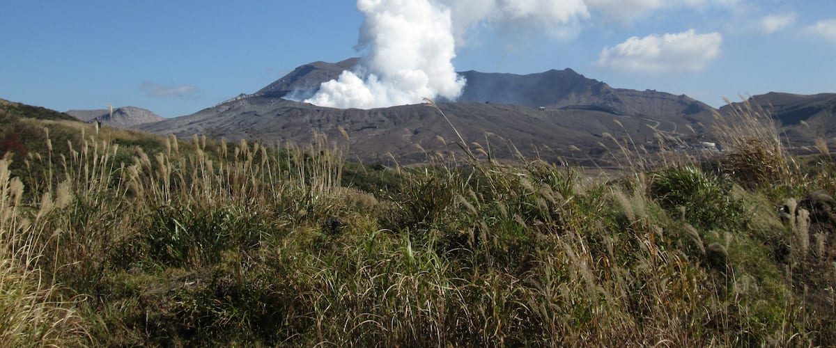 The largest active volcano in Japan, Brilliant!!