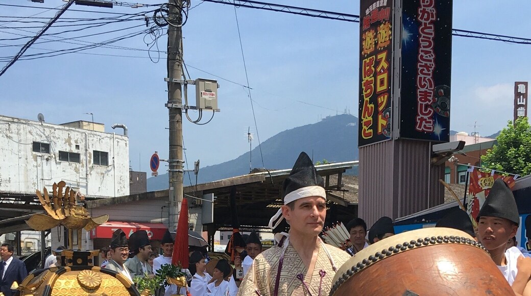 Kurosaki Gion. An American originally from Alabama and had been in Japan for a long time was participating in Kurosaki Gion.
#ontheroad
#endlesssummer