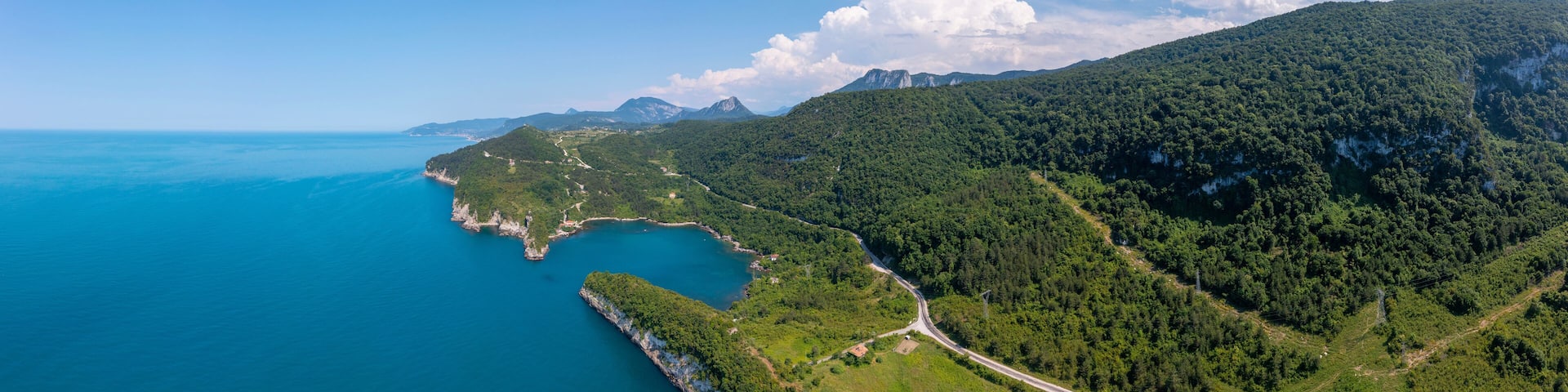 Gideros bay view, Cide, Kastamonu, Turkey, also the most beautiful natural Bay of your Black Sea, dating from the Genoese