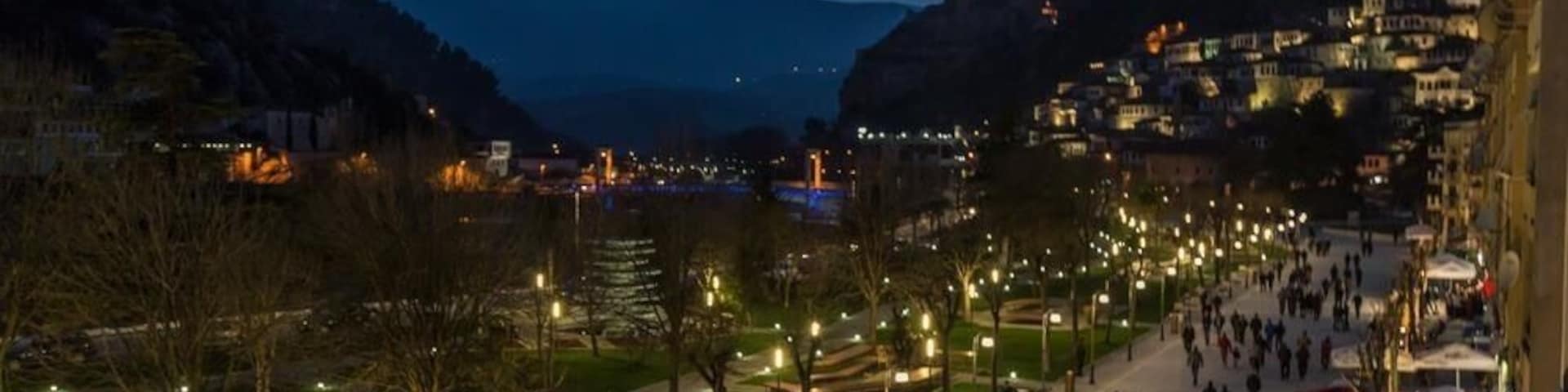 So, Berat Albania is pretty! The entire city is also a UNESCO site, home to a very impressive castle, and lots of curious and friendly locals. This was the view from our 4 star hotel room that was a steal at 30 euros a night.