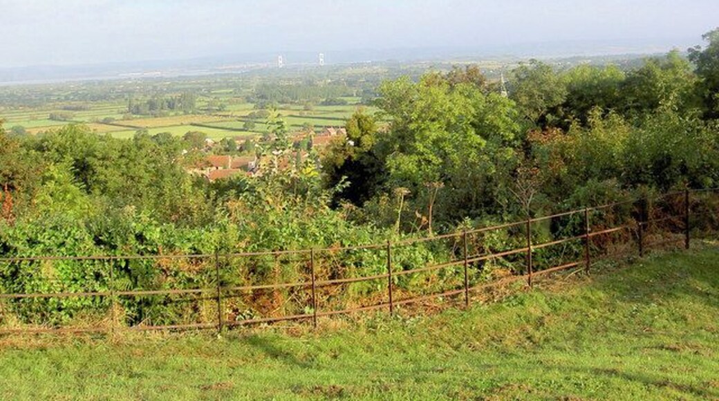 Viewpoint Almondsbury Hill. Fantastic view over the Severn with both bridges clearly to be seen.