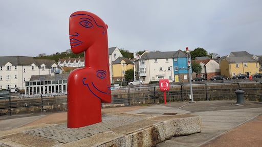 Ship to Shore ~ Public Art by John Buck. My fave of the sculptures on the Quay. :)