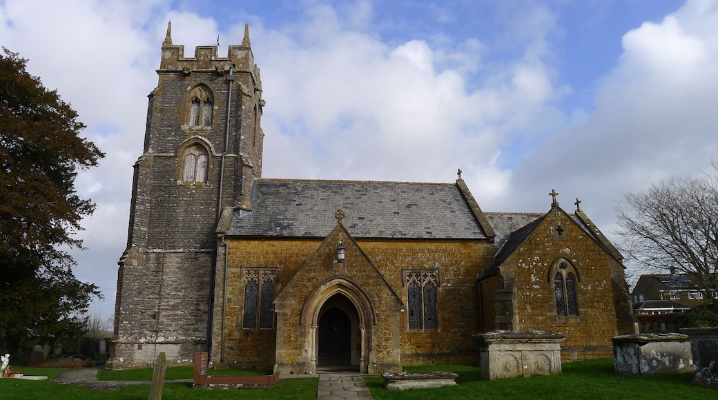 St Andrew's parish church, Ansford, Somerset, seen from the south