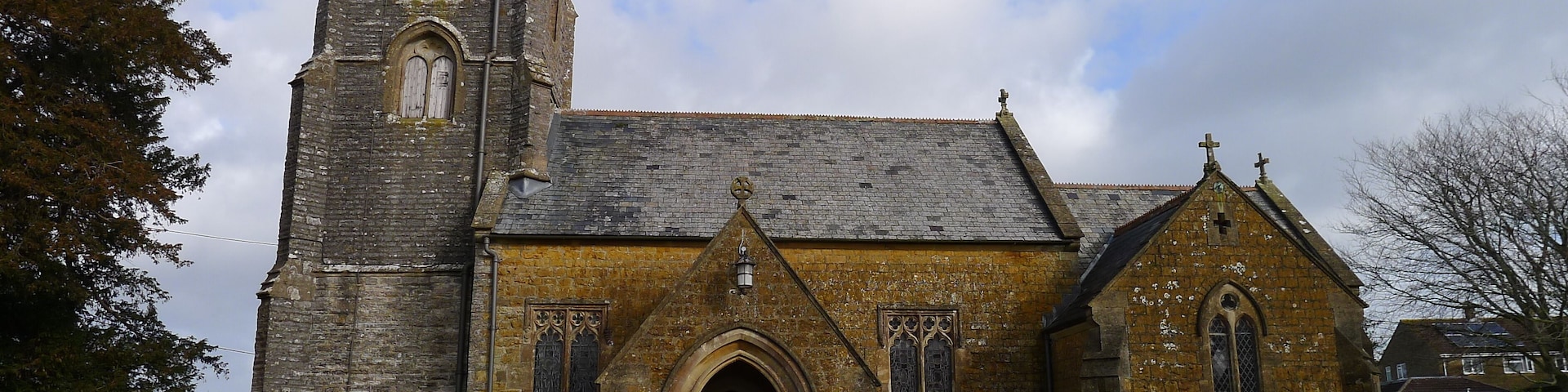 St Andrew's parish church, Ansford, Somerset, seen from the south