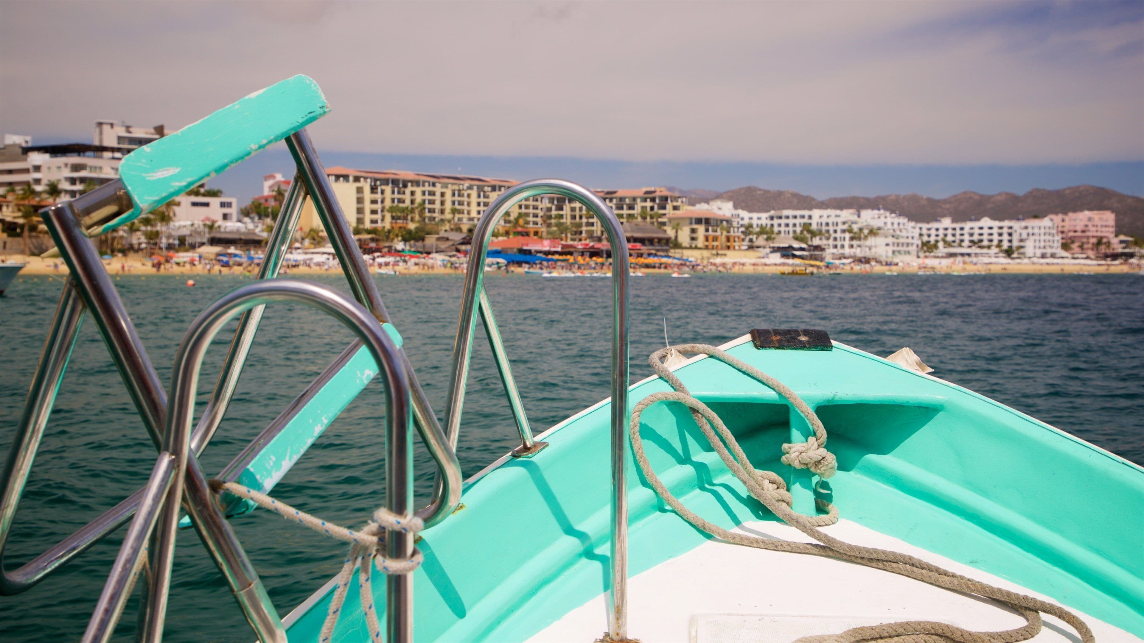 Medano Beach which includes boating and general coastal views