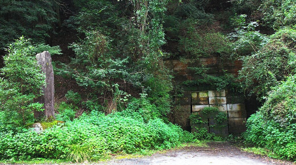 The old Inunaki Tunnel in Miyawaka, Fukuoka Prefecture