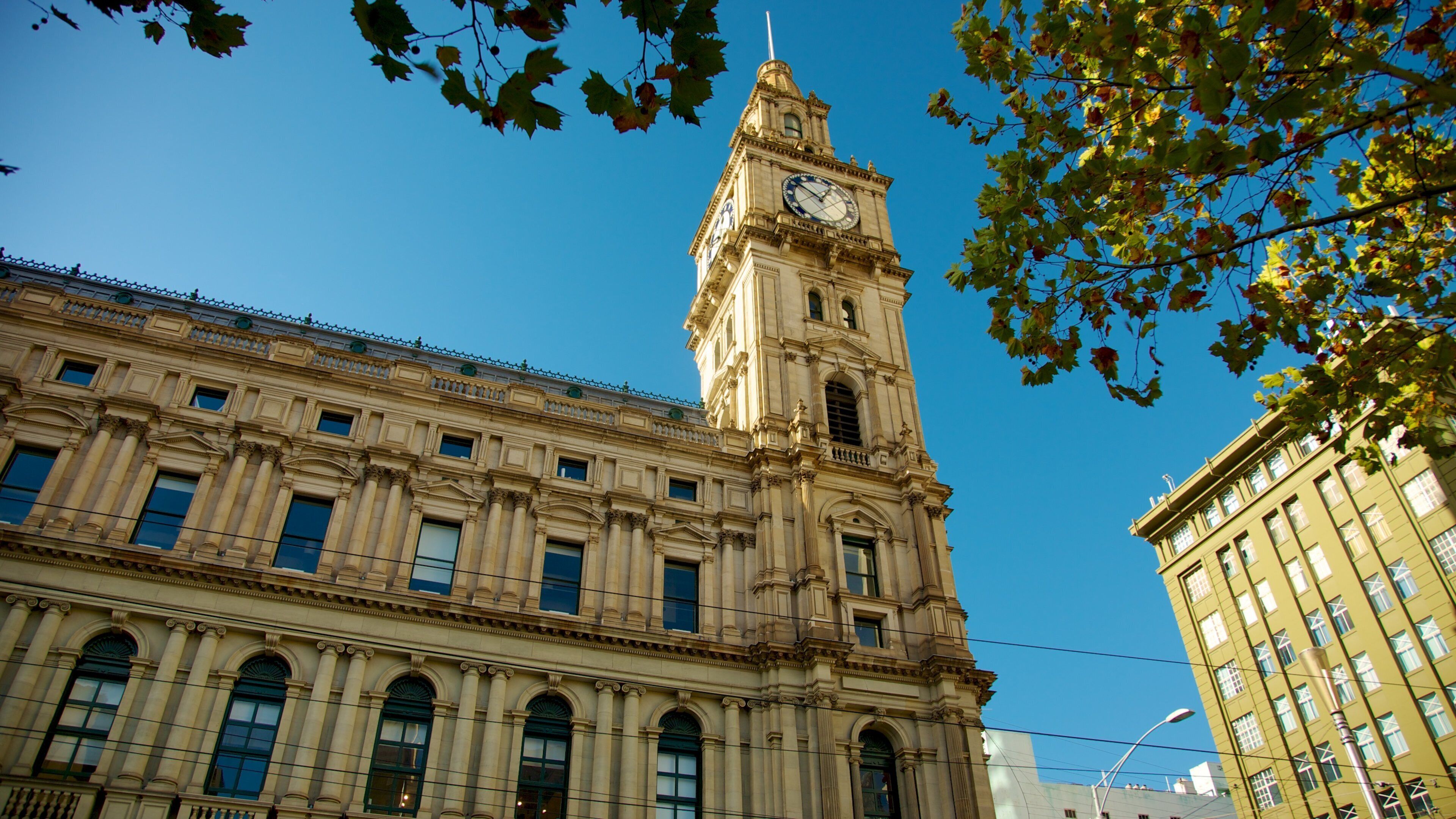 Bourke affärsgata presenterar en stad och historisk arkitektur
